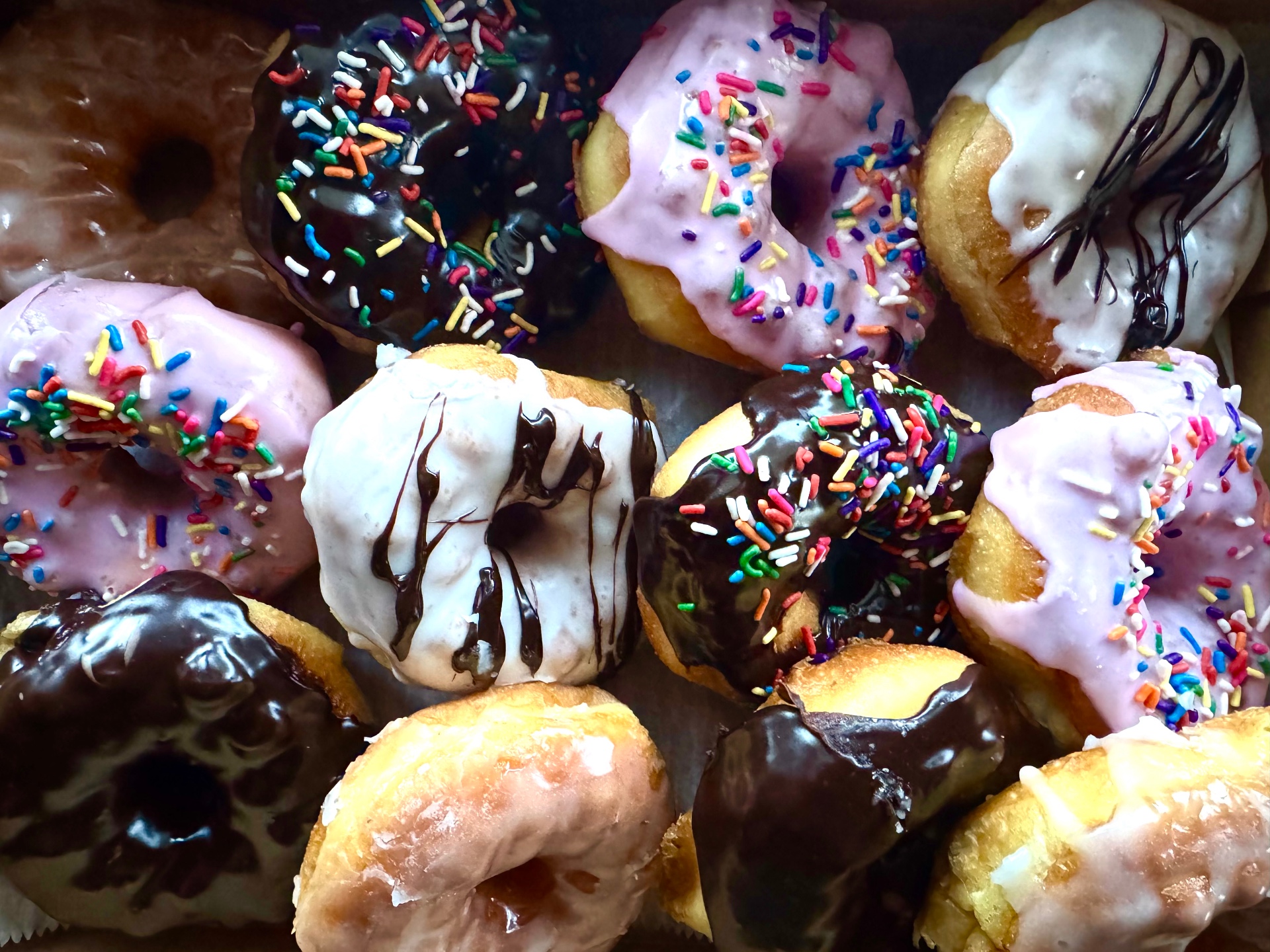 Fresh vegan donuts